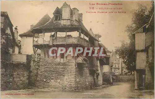 Cartes postales Salies de Bearn Vieilles Maisons sur le Saleys