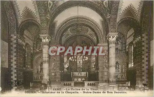 Ansichtskarte AK La Vallee de la Thur Odern Interieur de la Chapelle Notre Dame de Bonsecours