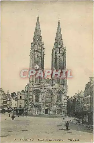 Cartes postales Saint Lo L Eglise Notre Dame