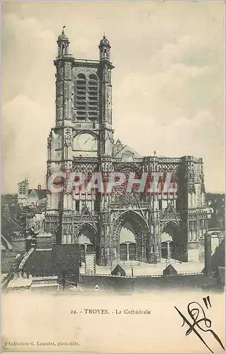 Cartes postales Troyes La Cathedrale