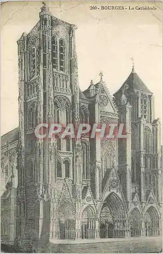 Cartes postales Bourges La Cathedrale