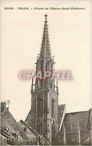 Ansichtskarte AK Thann Fleche de l Eglise Saint Thiebaut