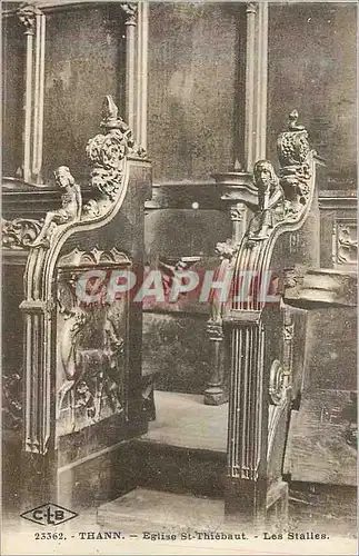 Cartes postales Thann Eglise St Thiebaut Les Stalles