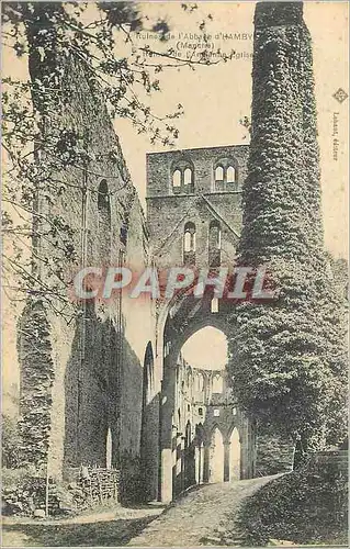 Ansichtskarte AK Ruines de l Abbaye d Hamby Manche