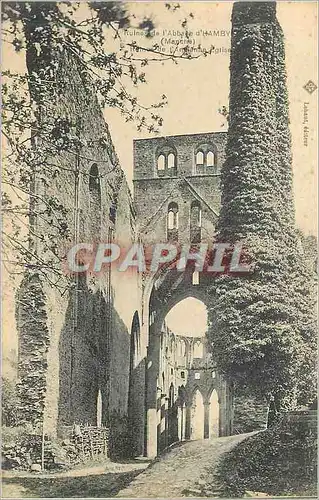 Cartes postales Ruines de l Abbaye d Hamby Manche