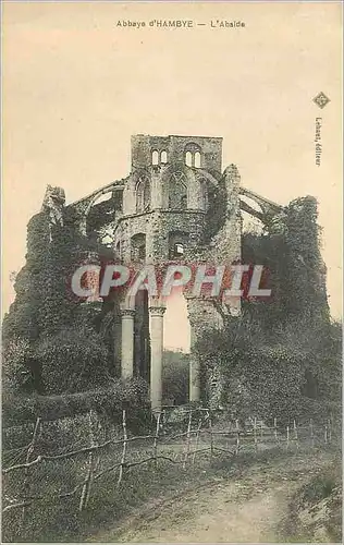 Cartes postales Abbaye de Hambye L Abside