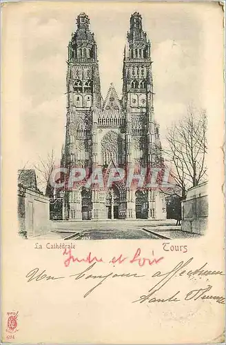Cartes postales La Cathedrale Tours