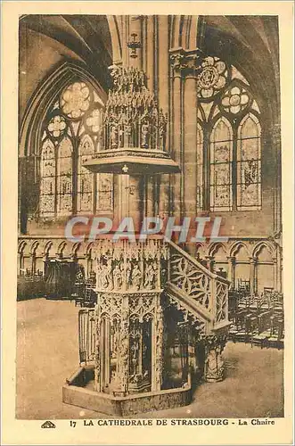 Cartes postales La Cathedrale de Strasbourg La Chaire