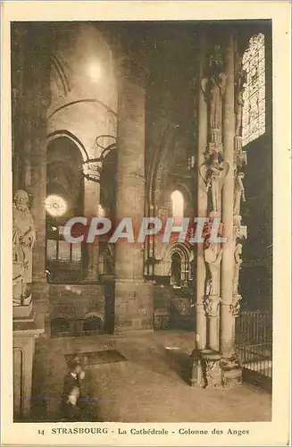 Cartes postales Strasbourg La Cathedrale Colonne des Anges