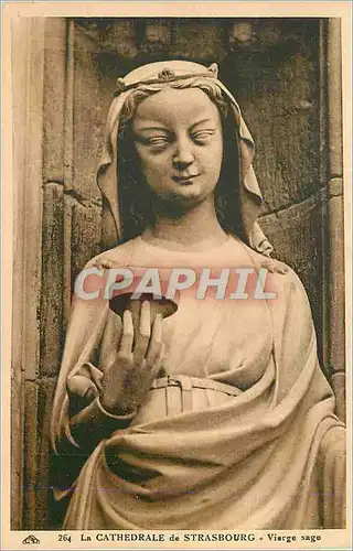 Cartes postales La Cathedrale de Strasbourg Vierge sage