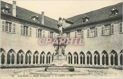 Cartes postales Colmar Musee Schongauer Le Cloitre