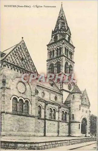 Cartes postales Munster Haut Rhin L Eglise Protestante