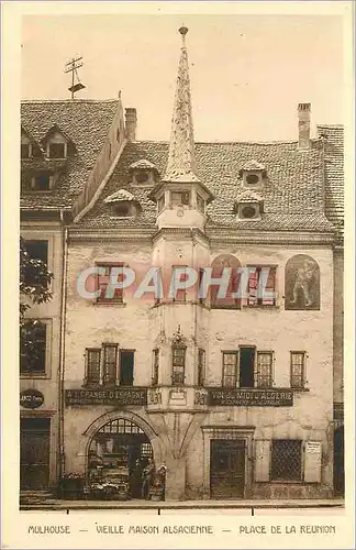 Cartes postales Mulhouse Vieille Maison Alsacienne Place de la Reunion