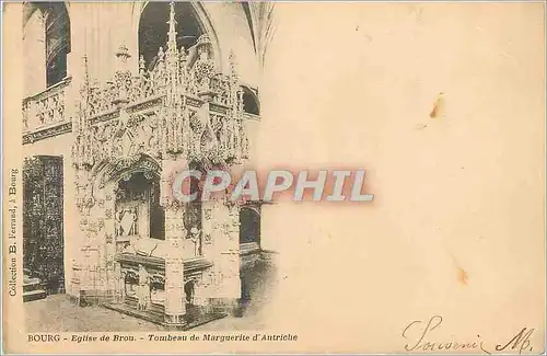 Ansichtskarte AK Bourg Eglise de Brou Tombeau de Marguerite d Autriche (carte 1900)