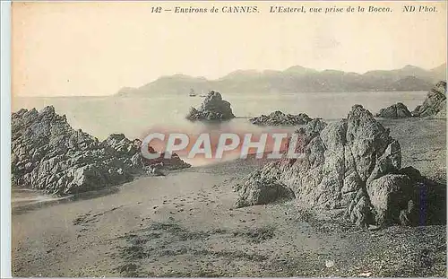 Ansichtskarte AK Environs de Cannes L Esterel vue prise de la Bocca