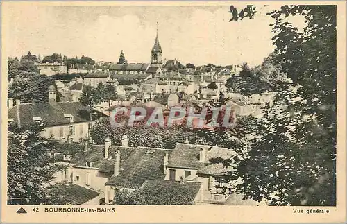 Cartes postales Bourbonne les Bains Vue generale