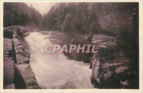 Ansichtskarte AK Environs de Cauteret La Cascade de Mauhourat