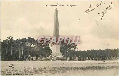 Cartes postales Camp de Chalons La Pyramide