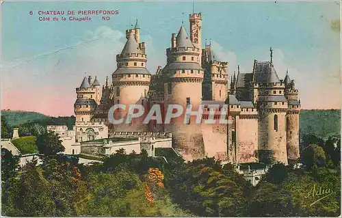 Cartes postales Chateau de Pierrefonds Cote de la Chapelle