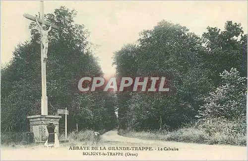 Ansichtskarte AK Abbaye de la Grande Trappe Le Calvaire Soligny la Trappe Orne