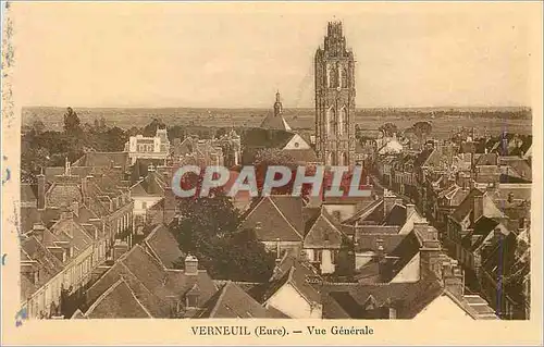Ansichtskarte AK Verneuil Eure Vue generale