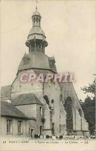 Cartes postales Pont l Abbe L Eglise des Carmes Le Clocher