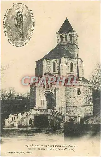 Cartes postales Sanctuaire de Notre Dame de la Peiniere Paroisse de Saint Didier