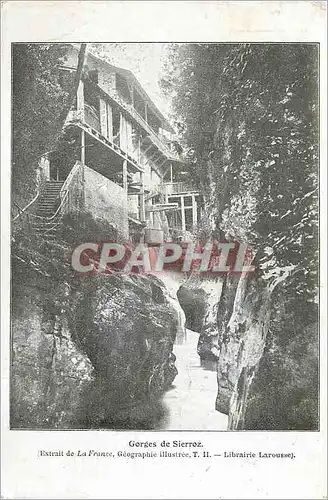 Cartes postales Gorges de Sierroz Estrail de La France