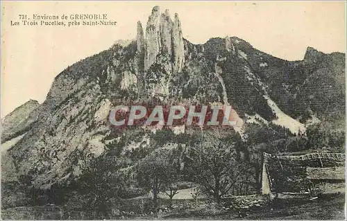 Cartes postales Environs de Grenoble Les Trois Pucelles pres Saint Nizier