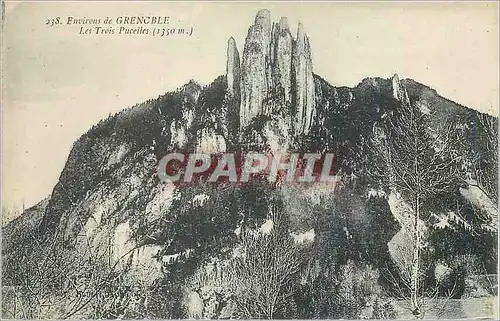 Cartes postales Environs de Grenoble Les Trois Pucelles