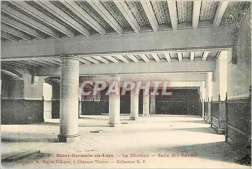 Cartes postales Saint Germain en Laye Le Chateau Salle des Gardes
