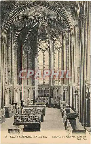 Cartes postales Saint Germain en Laye Chapelle du Chateau Cote est