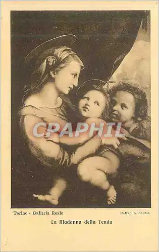 Cartes postales Torino Galleria Reale La Madonna della Tenda