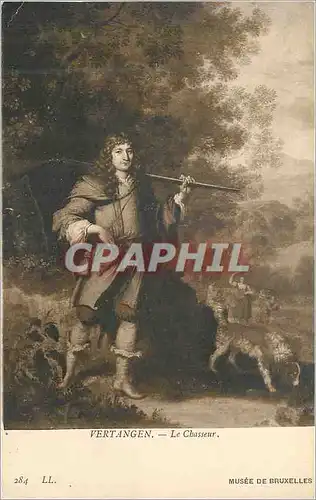 Cartes postales Musee de Bruxelles Vertangen Le Chasseur