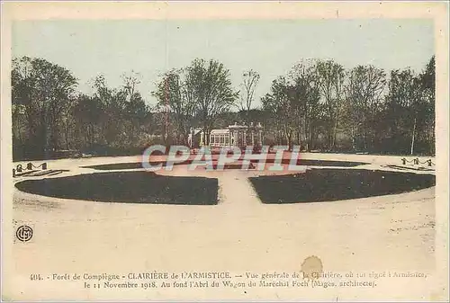 Ansichtskarte AK Foret de Compiegne Clairiere de l Armistice Vue generale