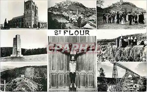 Cartes postales moderne Saint Flour Cathedrale Vue generale Folklore