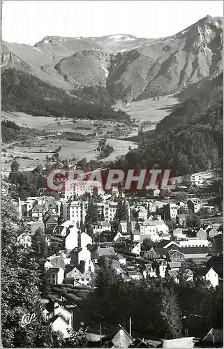 Moderne Karte Le Mont Dore P de D Vue generale et le Sancy