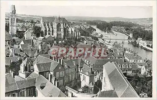 Cartes postales moderne Auxerre Vue generale