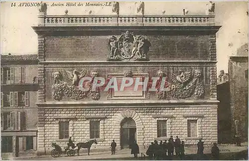Cartes postales Avignon Ancien Hotel des Monnaies