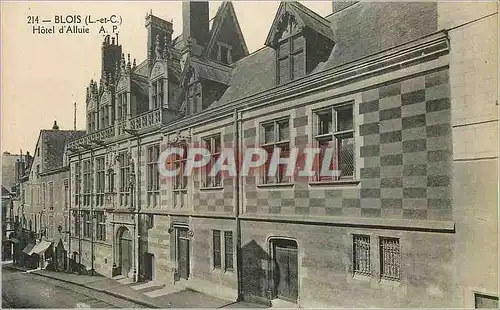 Cartes postales Blois L et C Hotel d Alluie