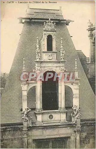 Ansichtskarte AK Caen Lucarne de l Hotel de la Bourse