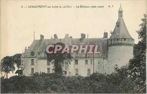 Cartes postales Chaumont sur Loire L et Ch Le Chateau cote Oust