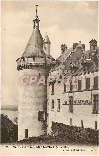 Cartes postales Chateau d Chaumont Tour d Amboise