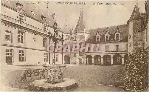 Ansichtskarte AK Chateau de Chaumont sur Loire La Cour interieure