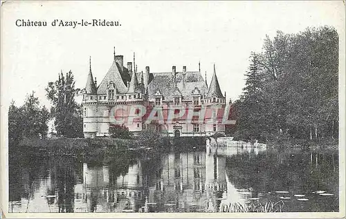 Cartes postales Chateau d Azay le Rideau