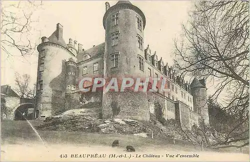 Ansichtskarte AK Beaupreau M et L Le Chateau Vue d ensemble