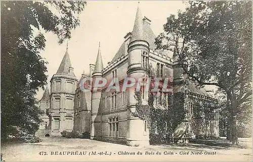 Cartes postales Beaupreau M et L Chateau du Bois du Coin Cote Nord Ouest