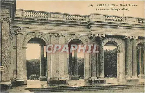 Cartes postales Versailles Grand Trianon Le nouveau Peristyle detail