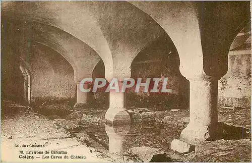 Cartes postales Environs de Carentan Coigny Les Caves du Chateau