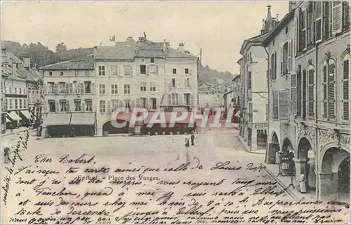 Cartes postales Epinal Place des Vosges